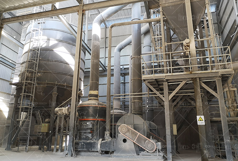 MTW European Trapezium Mill configured for basalt grinding, highlighting its compact design and adjustable output features